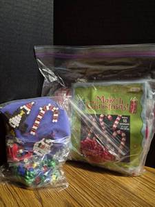 lot 260 image: Christmas Holiday Ornament Making Craft Kit Bundle - Retail $5