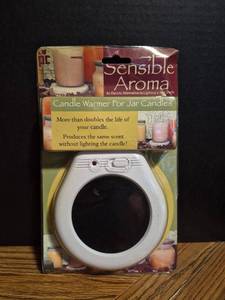 lot 268 image: Sensible Aroma Electric Jar Candle Warmer - Retail $15