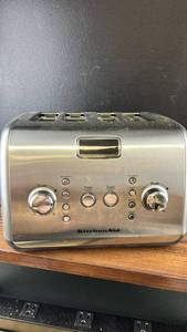 lot 2256 image: KitchenAid 4-Slice Toaster Stainless Steel