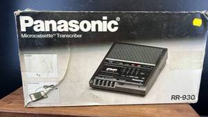 lot 4413 image: Panasonic RR-930 Microcassette Transcriber