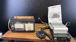 lot 4418 image: Uniden Pro 520XL CB Radio with LEPY Amplifier and Power Supply
