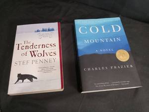 lot 4581 image: Classic Literary Fiction Novel Collection - Cold Mountain and The Tenderness of Wolves