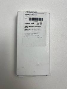 lot 71 image: VWR Lab Marker Fine Black Permanent Marker 10 Pack