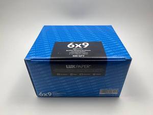 lot 89 image: LUX PAPER 6x9 Booklet Window Envelopes - 500 Count