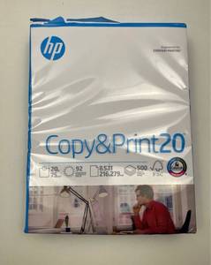 lot 91 image: HP Copy & Print 20 White Paper 500 Sheets