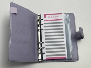 lot 99 image: Personal Planner Organizer with Budget Tracking Sheets