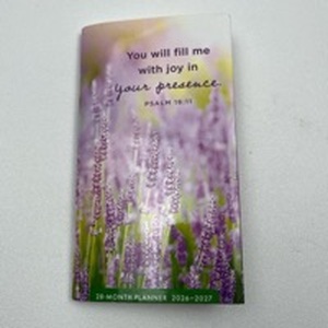 lot 120 image: Lot of 6 DaySpring 28-Month Personal Planner 2026-2027 with Biblical Verses
