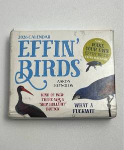 lot 122 image: Effin Birds 2026 Day-to-Day Calendar by Aaron Reynolds