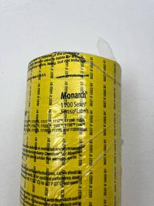 lot 131 image: Monarch 1100 Series Senso Price Gun Best If Used By Labels Roll