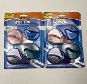lot 154 image: BIC Wite-Out EZ Correct Correction Tape 8-Pack