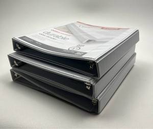 lot 185 image: Office Depot Durable View Binders 1 Inch 6 Pack