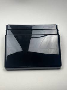 lot 191 image: Lot of 4 Universal Wall File Three Pocket Organizer Black Plastic