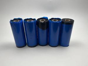 lot 205 image: Lot of 5 Thermal Transfer Ribbon Rolls - Printer Ribbons