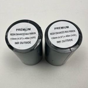 lot 208 image: Lot of 2 Premium Resin Enhanced Wax Ribbon 110mm x 450m