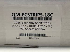 lot 211 image: Economy Shelf Label Strips