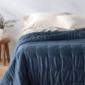 King Plus Rayon from Bamboo Dark Mineral Blue Comforter - Casaluna - Retail: $129