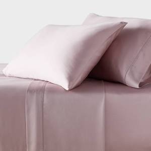 lot 9309 image: TwinTwin XL 320 Thread Count Cool TENCEL Lyocell Sheet Set Rose Ash - Threshold - Retail $60