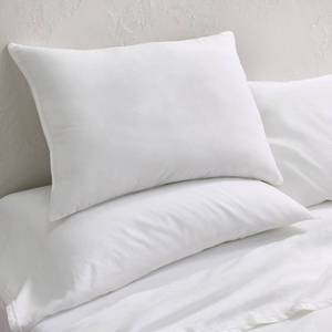 lot 9315 image: StandardQueen Machine Washable Firm Down Alternative Pillow - Casaluna Hypoallergenic, 300 Thread Count Cotton - Retail $25