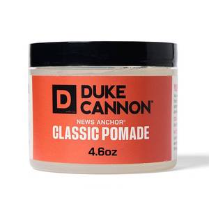 lot 110 image: Duke Cannon Supply Co. News Anchor Classic Hair Pomade for Men - Strong Hold Light Shine - 4.6oz - Retail $19