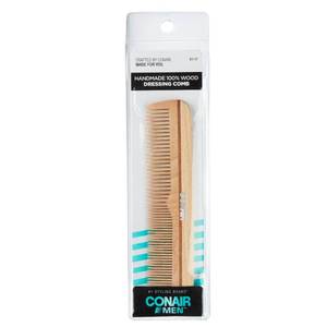 CONAIRMAN 100% Wood Handmade Dressing Comb - Retail: $35