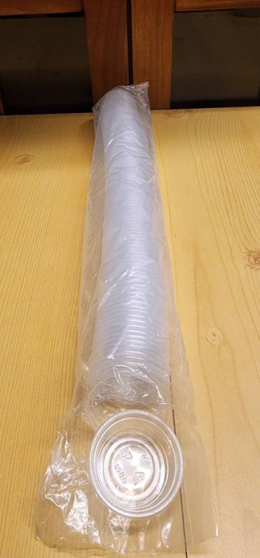 lot 70700 image: 100Pcs Crested Gecko Food Dish, 0.5oz Plastic Reptile Feeding Cups - Retail $15