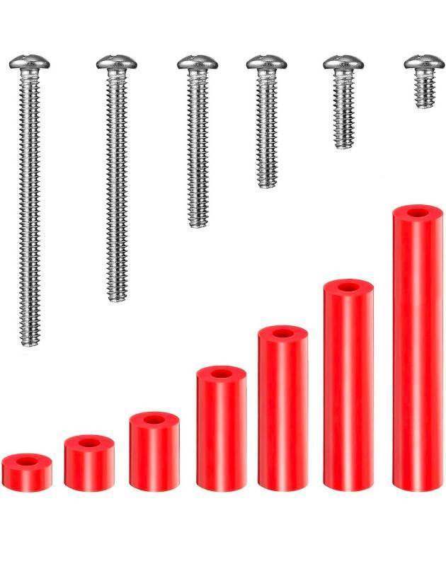 lot 70706 image: Silicone Spacer Kit with M3 Screws - Retail $15