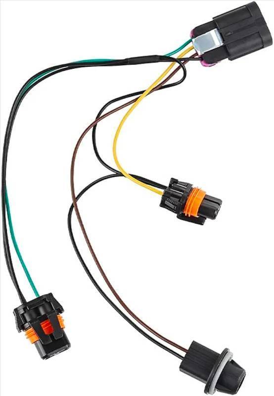 lot 70746 image: Compatible with Headlight Wiring Harness Pontiac Grand Prix 2004-2008 Headlamp Wiring Harness, Front Lamp Socket Wire OEM 16530756 - Retail $15