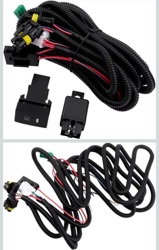 lot 70806 image: Front Bumper Fog Light Wiring Harness Switch Compatible for Subaru Crosstrek 2018-2020 - Retail $25