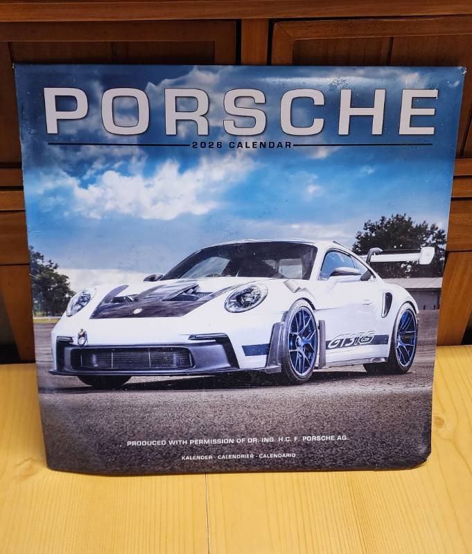 lot 70813 image: Porsche 2026 Wall Calendar - Retail $12