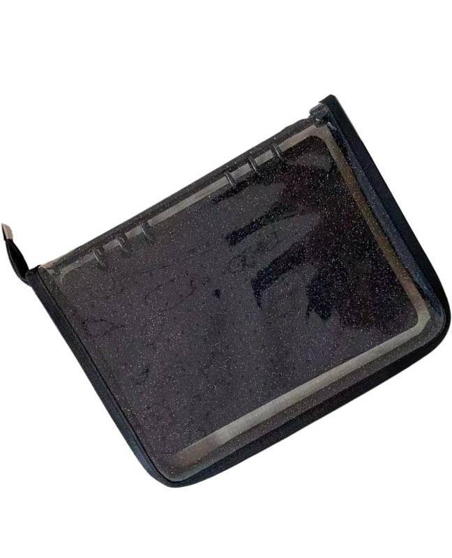 lot 70832 image: Black Trading Card Binder with Clear Protective Pages - Retail $10