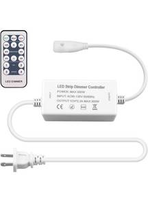 lot 70843 image: Dimmable Led Controller Only for Samsion AC 110V -120V COB Led Rope Lights Outdoor Waterproof Single Color Light, Compatible with B0CCD7K33W B0CCD6S38Z B0CCD84YLN B0CLTZHR2N (No Rope Light) - Retail $15