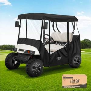 lot 70874 image: 10L0L Universal Golf Cart Enclosure Cover - Retail $105