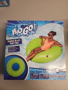 lot 70913 image: Bestway H2OGO Summer Blast Inflatable Swim Tube - Retail $10