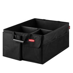 lot 1949 image: Rubbermaid Car Organizer, Collapsible Trunk Organizer, Multi-Compartment Car Storage Organization for Car Accessories, 3 Compartments Without Cover, 22.8316.5410.63