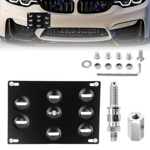 lot 2005 image: ACLONG Front Bumper Tow Hook License Plate Mounting Bracket Holder Compatible with BMW 2 3 4 5 Series F22 F30 F31 F32 F33 F36 F10 F11 F07 X3 F25 X4 F26 Z4 No-Drill Installation Sensor-Friendly Design