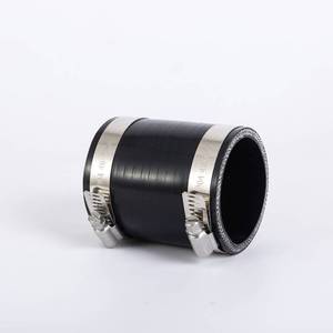 lot 2031 image: 3.5in ID Straight Silicone Hose Coupler with Stainless Steel Hose Clamps, 3-12 Silicone Coupler High Temp 4-Ply Reinforced 3in Length