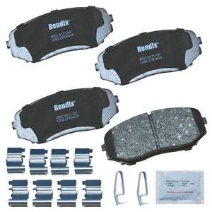 lot 2480 image: Bendix Priority1 CFC1258 Ceramic Front Brake Pads for Ford Edge 2014-2007, Lincoln MKX 2015-2007, Mazda CX-5 2024-2019, CX-7 2012-2007, CX-9 2023-2007, Mitsubishi Montero Sport 2020-2018