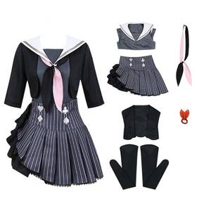 lot 2490 image: TFRVMA Costume Dress Uniform Full Set Balck Women Party Suit