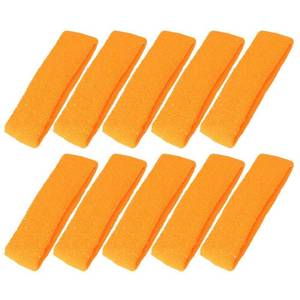 lot 2495 image: Mallofusa  10 PCS Cotton Sports Basketball HeadbandSweatband Head Sweat BandBrace Gift Party Outdoor Activities (Orange)