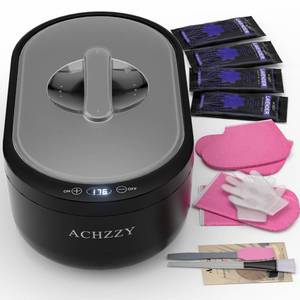 lot 3576 image: Achzzy Paraffin Wax Machine for Hand and Feet - 2000ml Paraffin Wax Warmer, Temperature and Reservation Mode, thermostatic Warmer, Nourishing and Moisturizing, Ideal for Home Paraffin Baths (Darkgray)