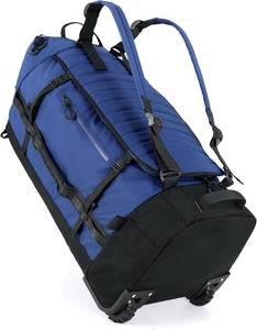 lot 3584 image: Rolling Duffle Bag with Wheels,86L 30Carry on Luggage with Wheels,Folding Travel Bag,Duffle Backpack with Separate Shoe Compartment (dark blue)