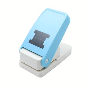 lot 4429 image: 1.5 inch Tab Punch Craft Lever Punch Handmade Paper Punch for Crafting Scrapbooking Cards,DIY Cards Making Candy Color by Random