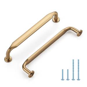 lot 4473 image: HOME EDIT 10 Pack 5 Inch Champagne Bronze Cabinet Handles Solid Zinc Alloy Pulls for Kitchen, Bathroom, Dresser & Closet Cabinets Hardware