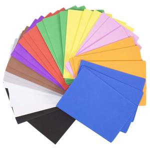 lot 4481 image: Horizon Group USA 30 Rainbow Colorful Foam Sheets 5X 8.5, Multipack Assorted Vibrant Colors, Great for DIY Craft Projects, Multicolor