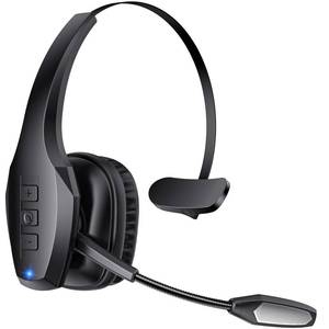 lot 4483 image: Trucker Bluetooth Headset, Wireless Headset with Mic, Bluetooth Headsets with Dual Noise Cancelling Microphone & Mute Button, 55Hrs Working Time PC Headsets for Cell Phones, Computer, Truck Driver