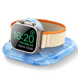 lot 4500 image: for Apple Watch Magnetic Charging Dock - Fast Magnetic Charger Stand, Compatible with Apple Watch Series 2345678910Ultra 1 2, Supports Nightstand Mode, Portable Design for Travel