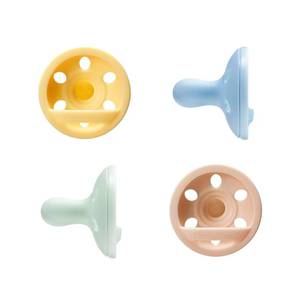 lot 6439 image: Tommee Tippee Breast-Like Pacifier, Lightweight, One-Piece Silicone Design, Symmetrical Nipple, 0-6m, 4 Pack