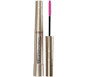 lot 6454 image: L��Oreal Paris Makeup Original Telescopic Mascara, Separating Mascara Volume and Length Formula, Washable, Blackest Black, 0.27 Fl Oz., 1 Count