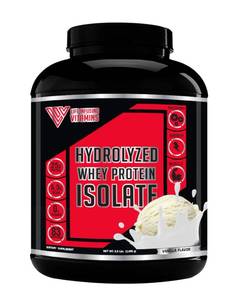 lot 6469 image: 100% Grass Fed Hydrolyzed Whey Protein Powder ISO 100, 5.5 lbs, Gourmet Vanilla, Non-GMO Hydrolysate, Keto Friendly, Paleo Friendly, Zero Sugar, Low Carb, Pure Protein Meal Replacement Protein Powder