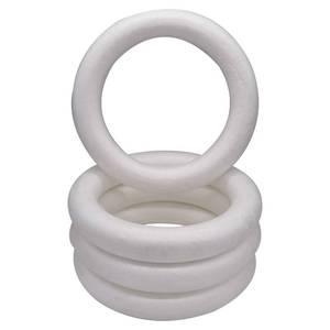 lot 10209 image: Crafare 11.8 Inch Foam Wreath Forms 4 Pack Round Foam Rings for Crafts Making DIY Projects Christmas Holiday Holiday Decorations